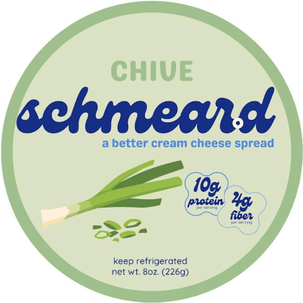 Schmear'd Chive cream cheese spread