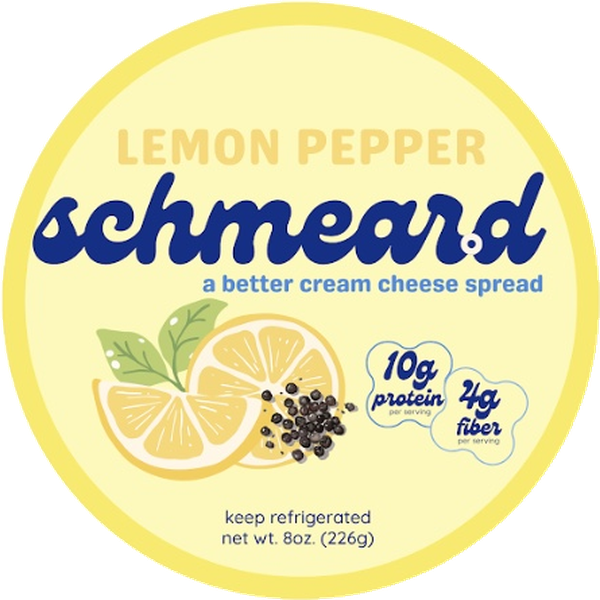 Schmear'd Lemon Pepper cream cheese spread